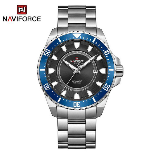 ساعت مچی مردانه نیوی فورس مدل NAVIFORCE 1004 - نقره ای آبی